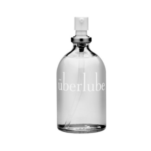 Überlube silicone lubricant enhances comfort and lubrication during sex with its pure, long-lasting, chemical-free formula.