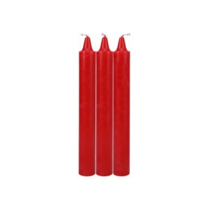 japanese drip candles red