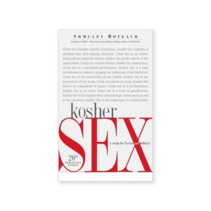 Kosher Sex book by Shmuley Boteach